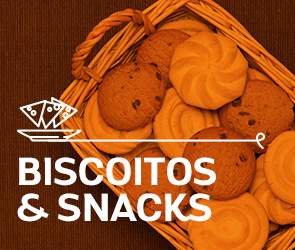 Biscoitos e Snacks no Supermercado Tateno